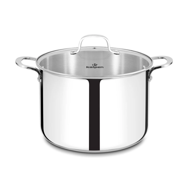  Nồi luộc gà inox 304 cao cấp 5 đáy liền Kalpen Size 28